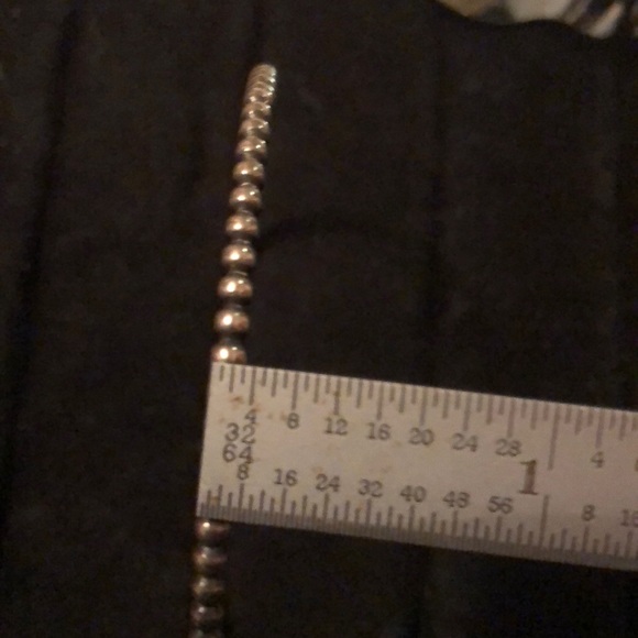 Sterling Silver Bangle Bead Bracelet - Picture 5 of 7